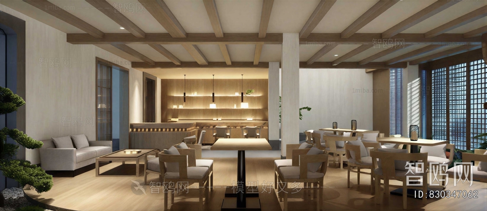 New Chinese Style Teahouse Tea House