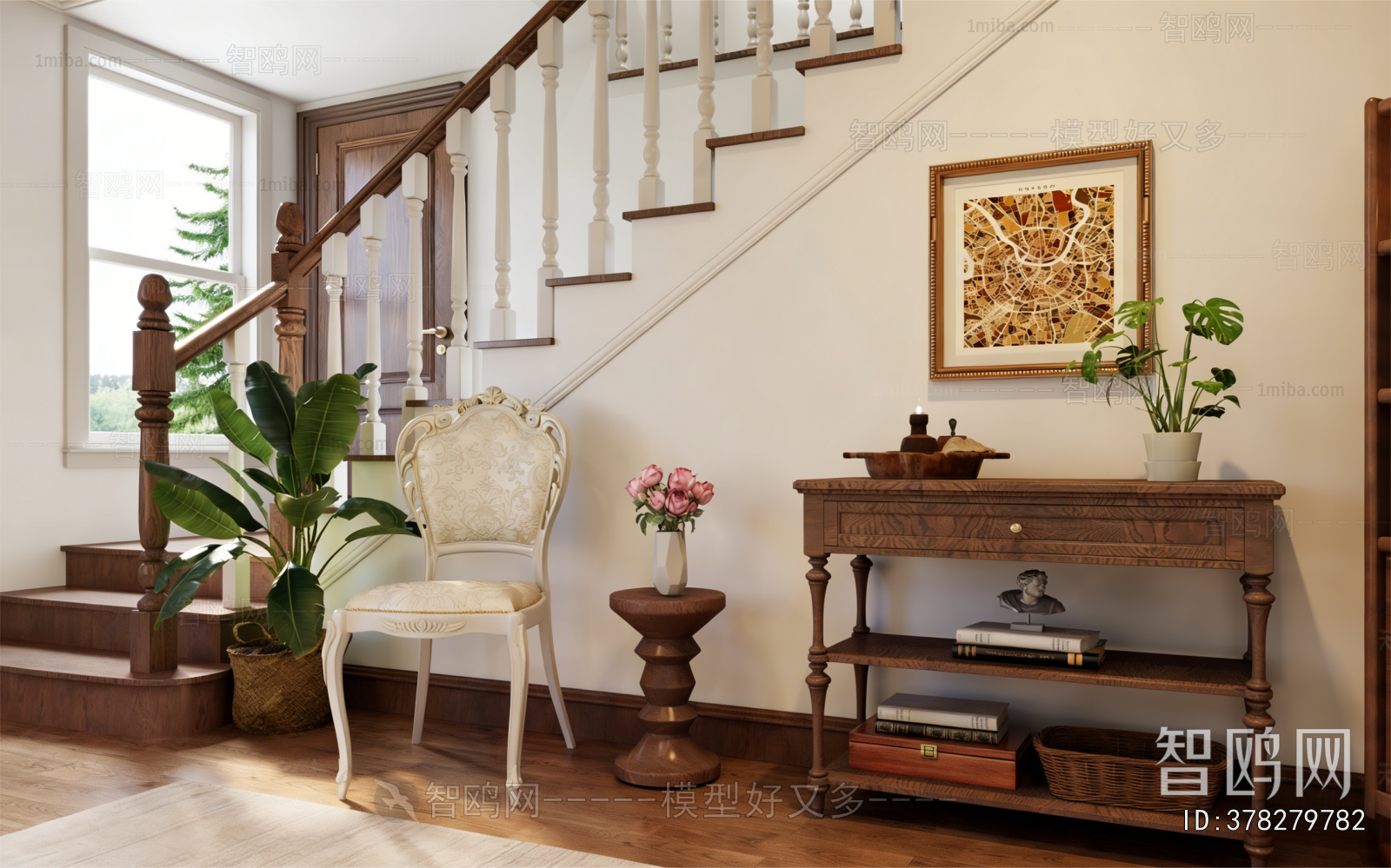 American Style Hallway