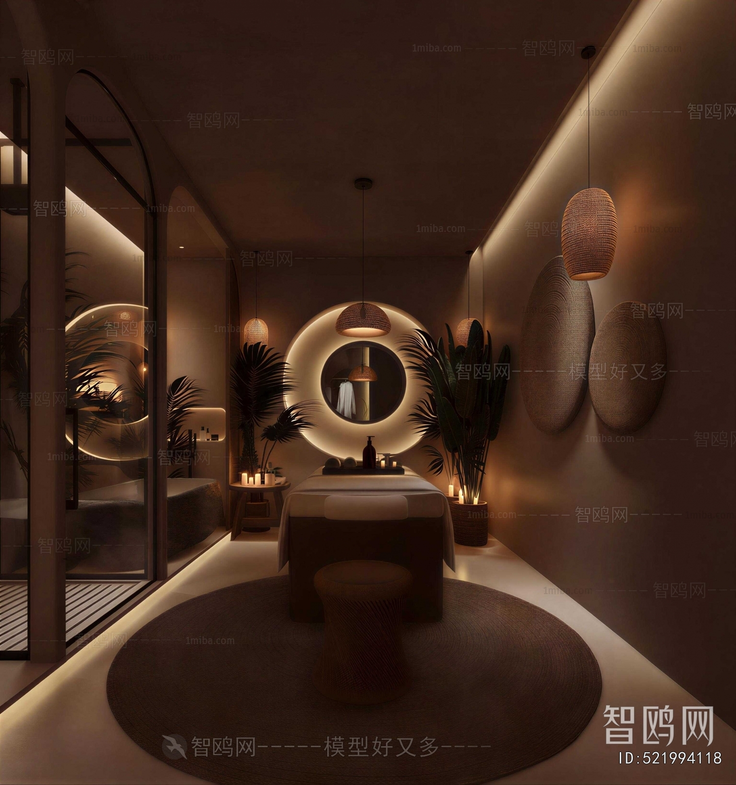 Wabi-sabi Style SPA Foot Bath