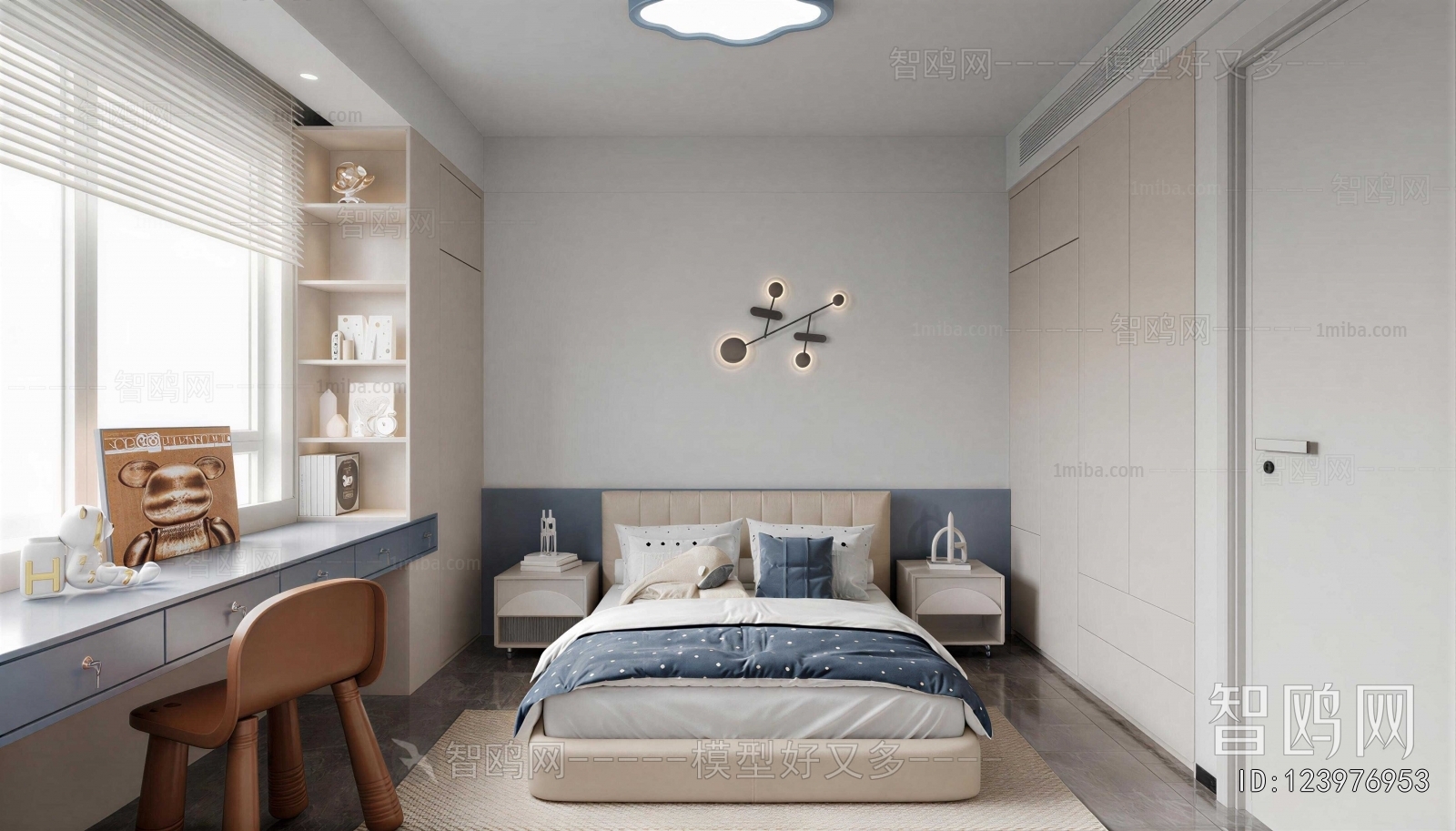 Modern Boy's Room And Son's Room