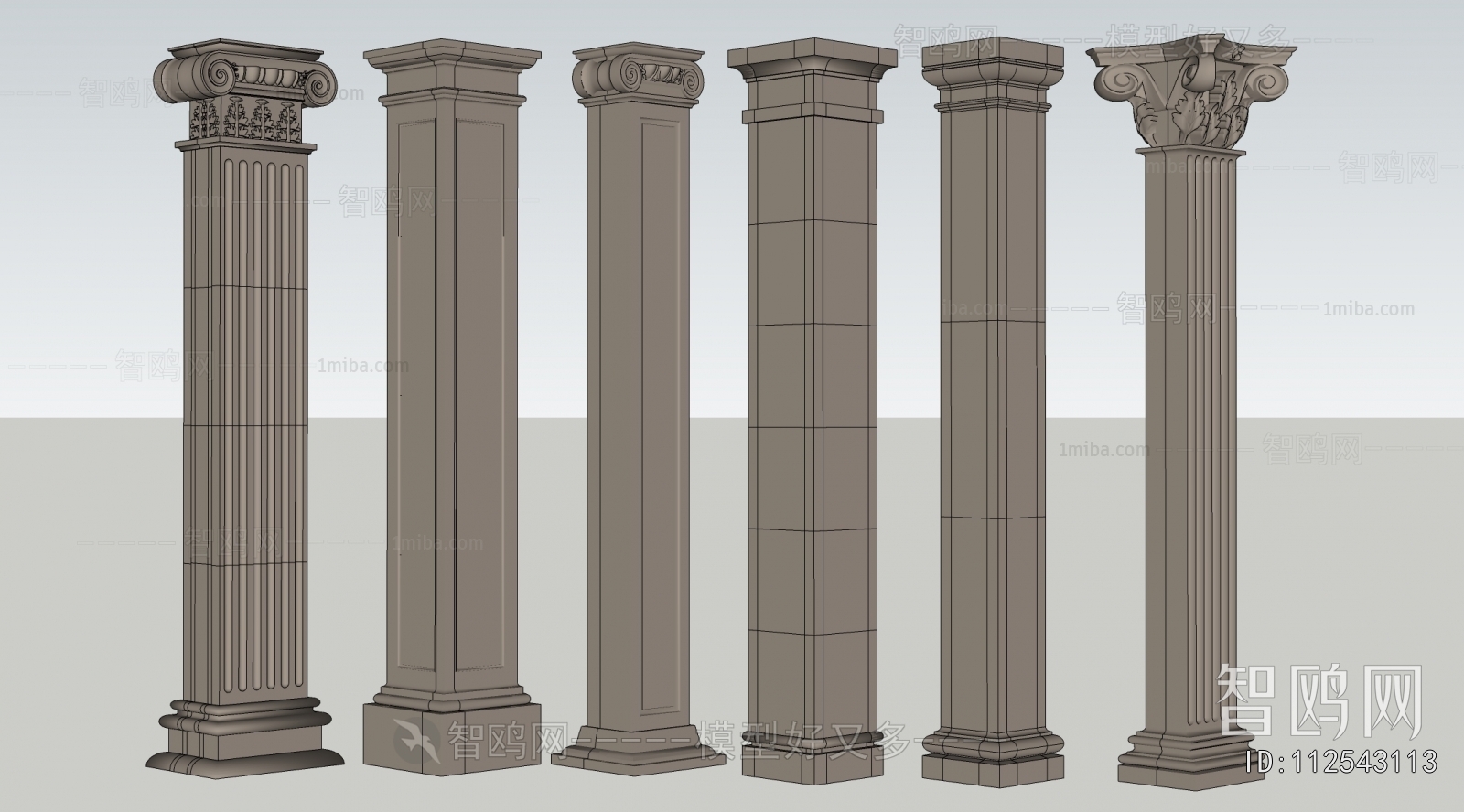 European Style Roman Pillar