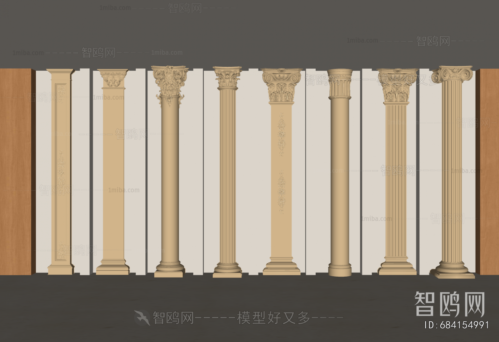 European Style Roman Pillar