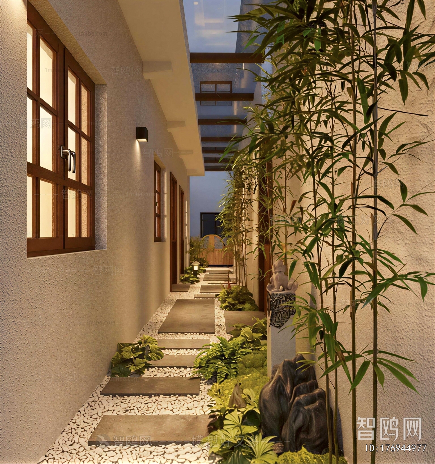 New Chinese Style Courtyard/landscape