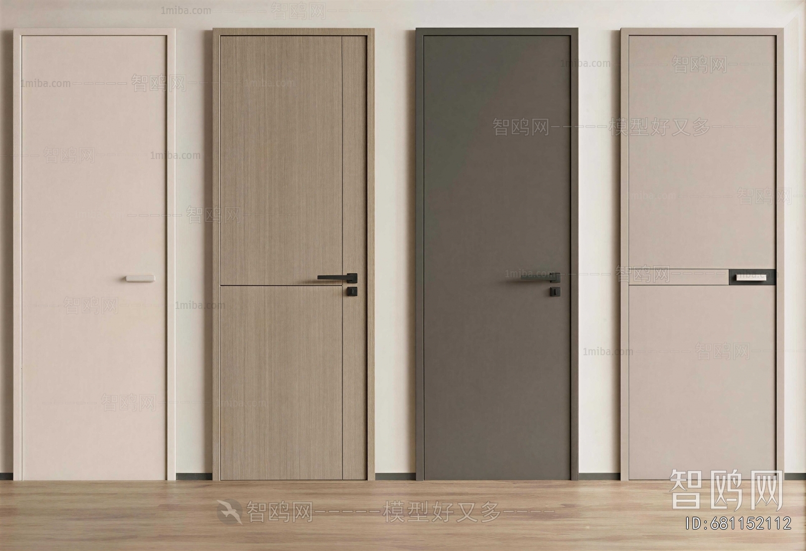 Modern Single Door