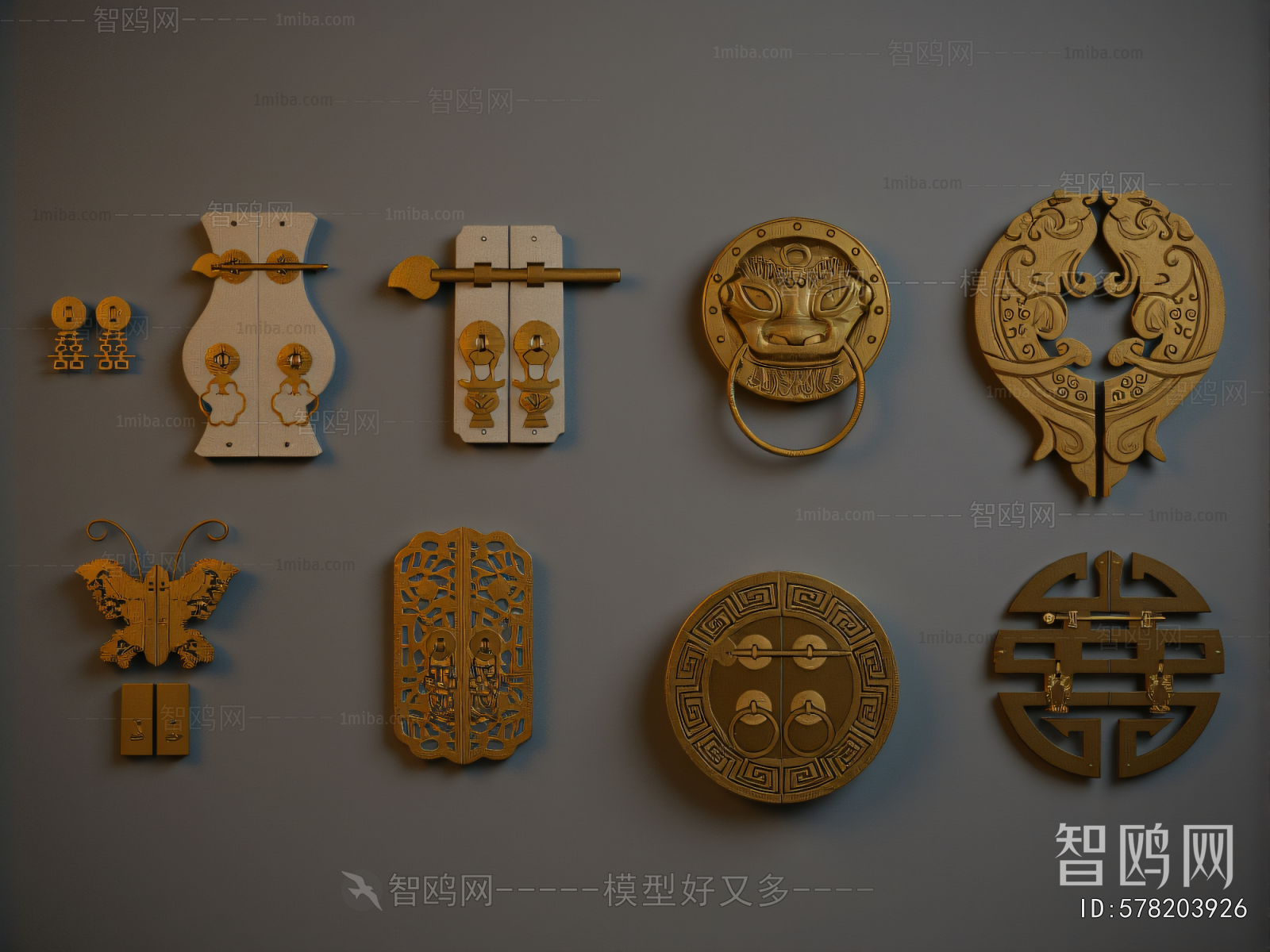 Chinese Style Door Handle