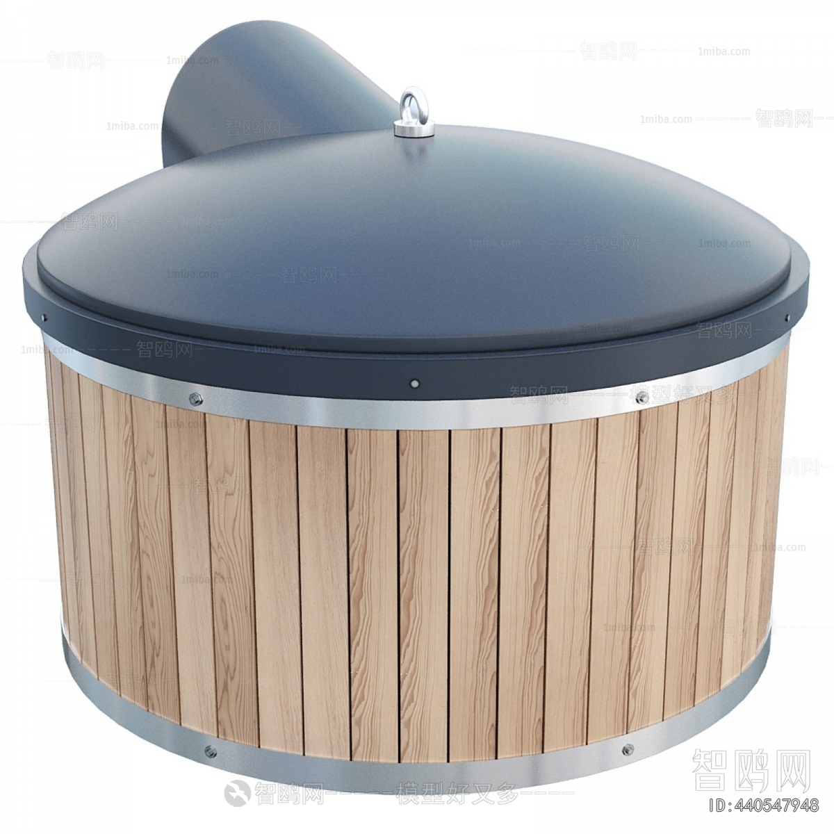Modern Trash Can