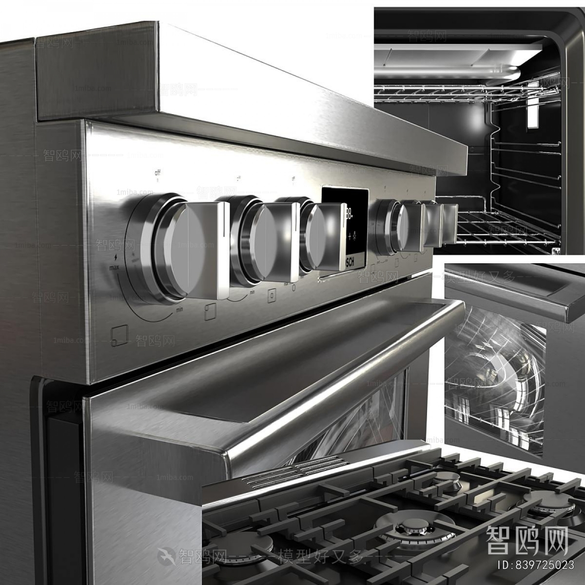 Modern Kitchen Electric Gas Range