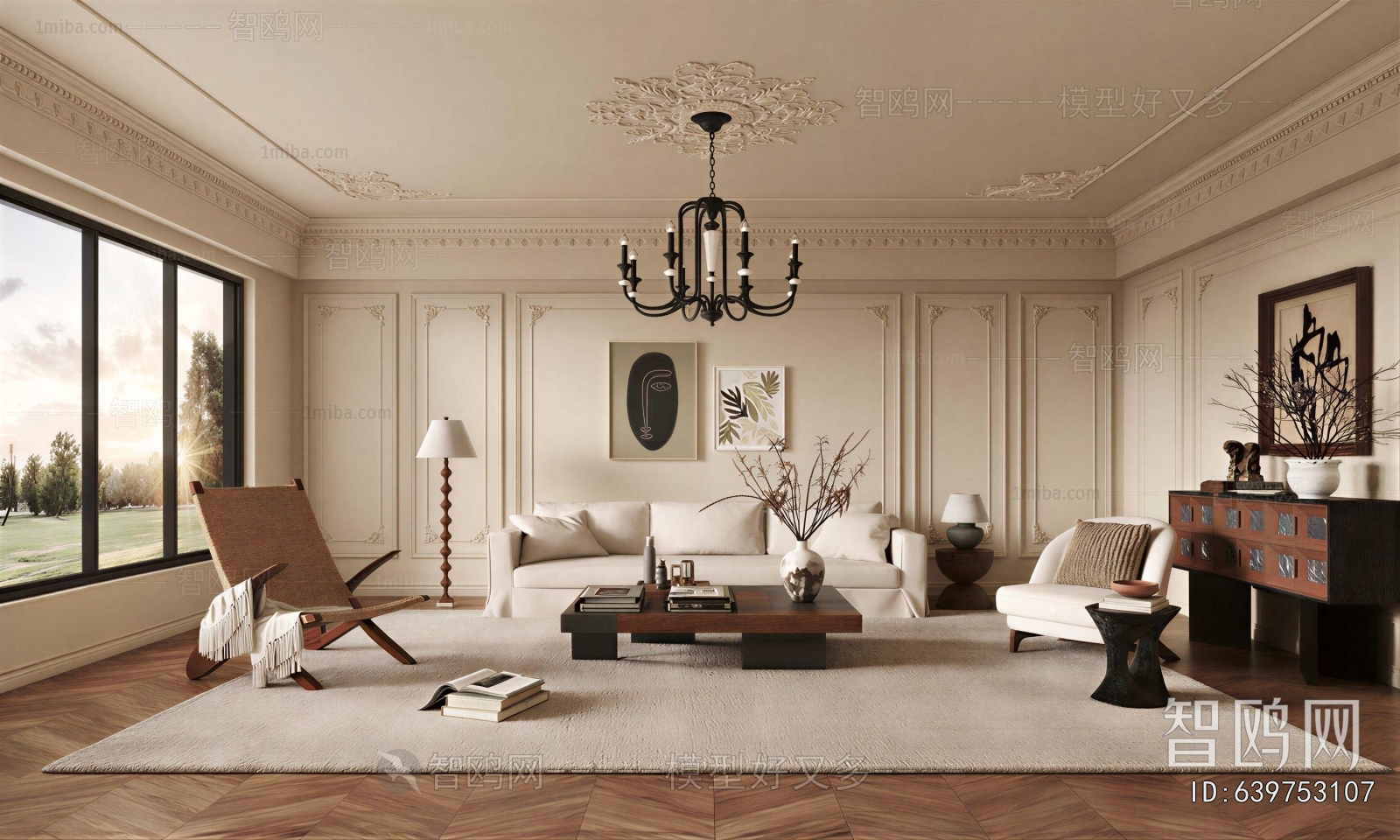 French Style A Living Room