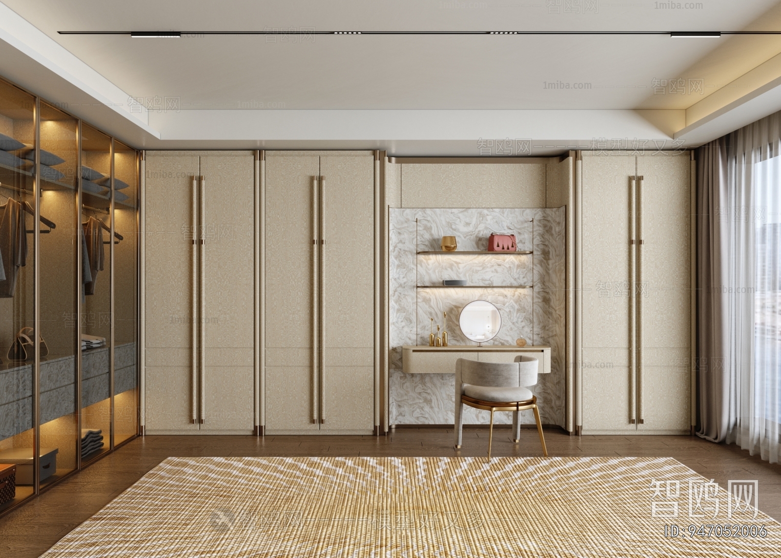 Modern Clothes Storage Area