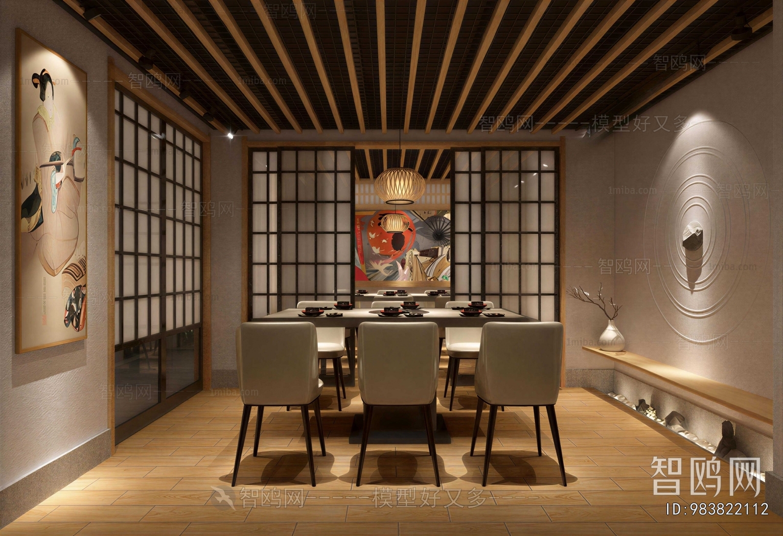 Japanese Style Restaurant Box