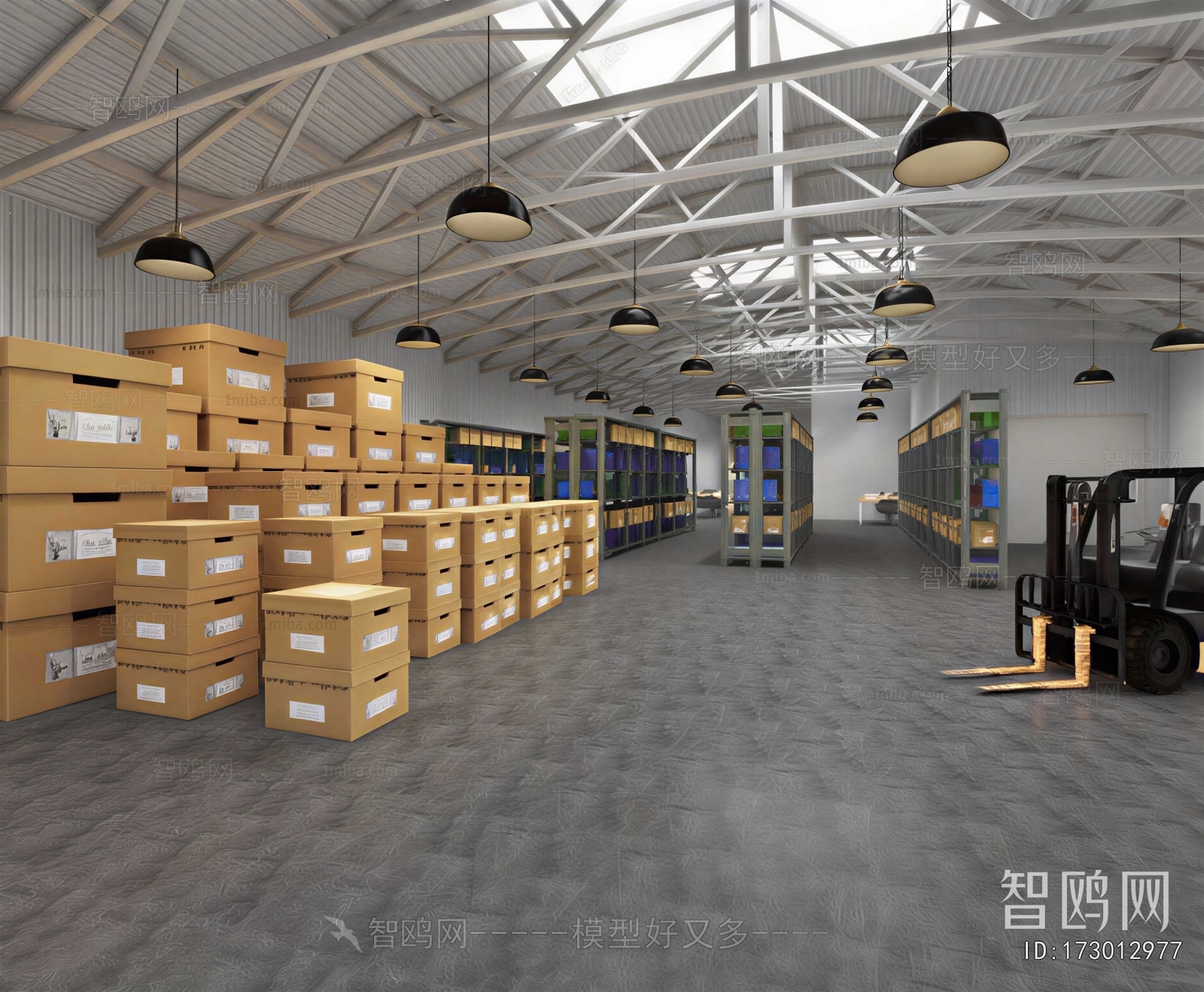 Modern Factory Floor/warehouse