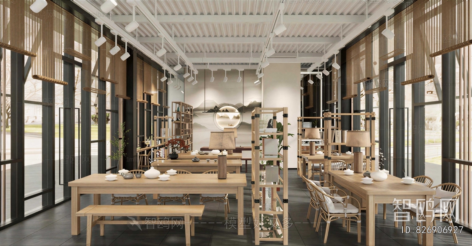 New Chinese Style Teahouse Tea House