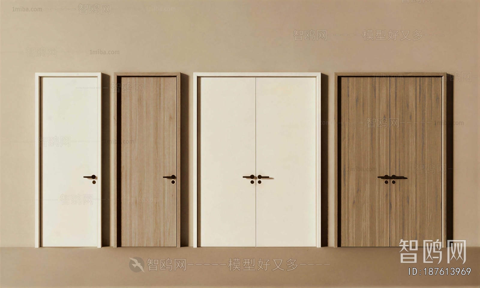 Modern Double Door