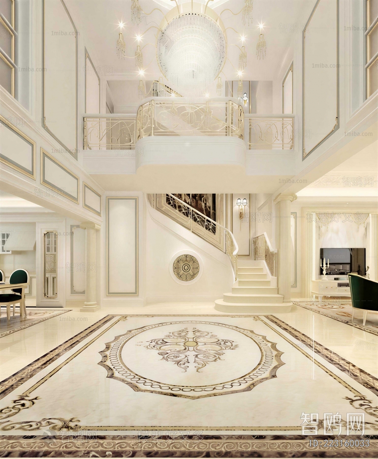 European Style Hallway