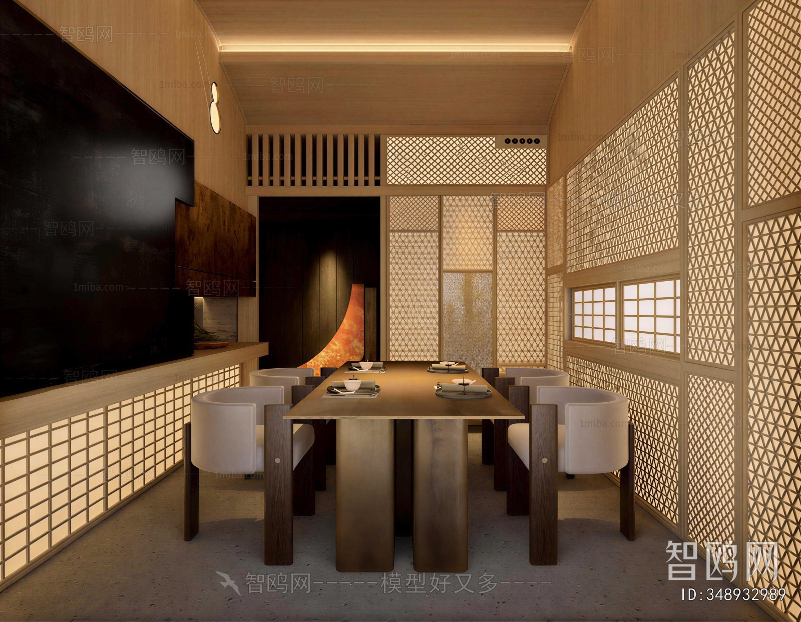 Japanese Style Restaurant Box