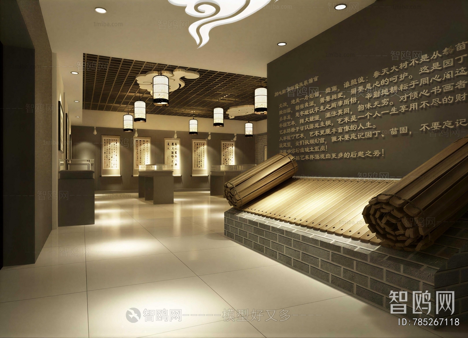 New Chinese Style Exhibition Hall