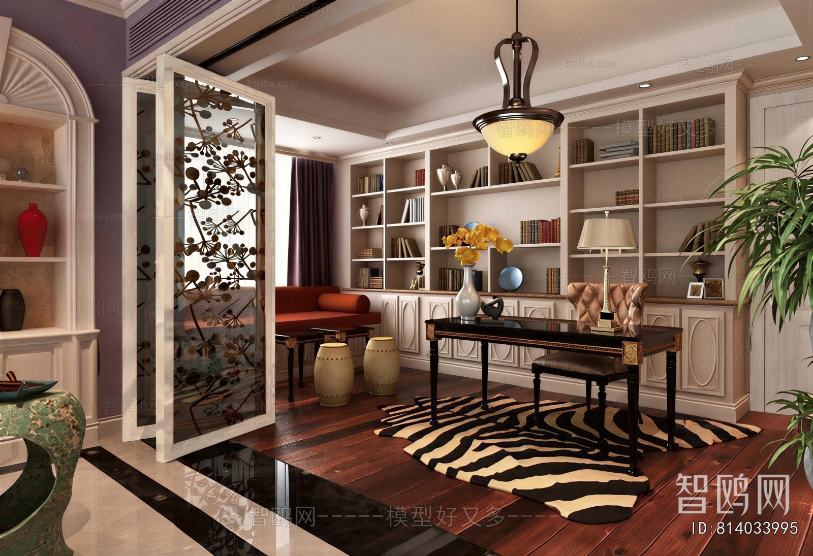 New Classical Style Study Space