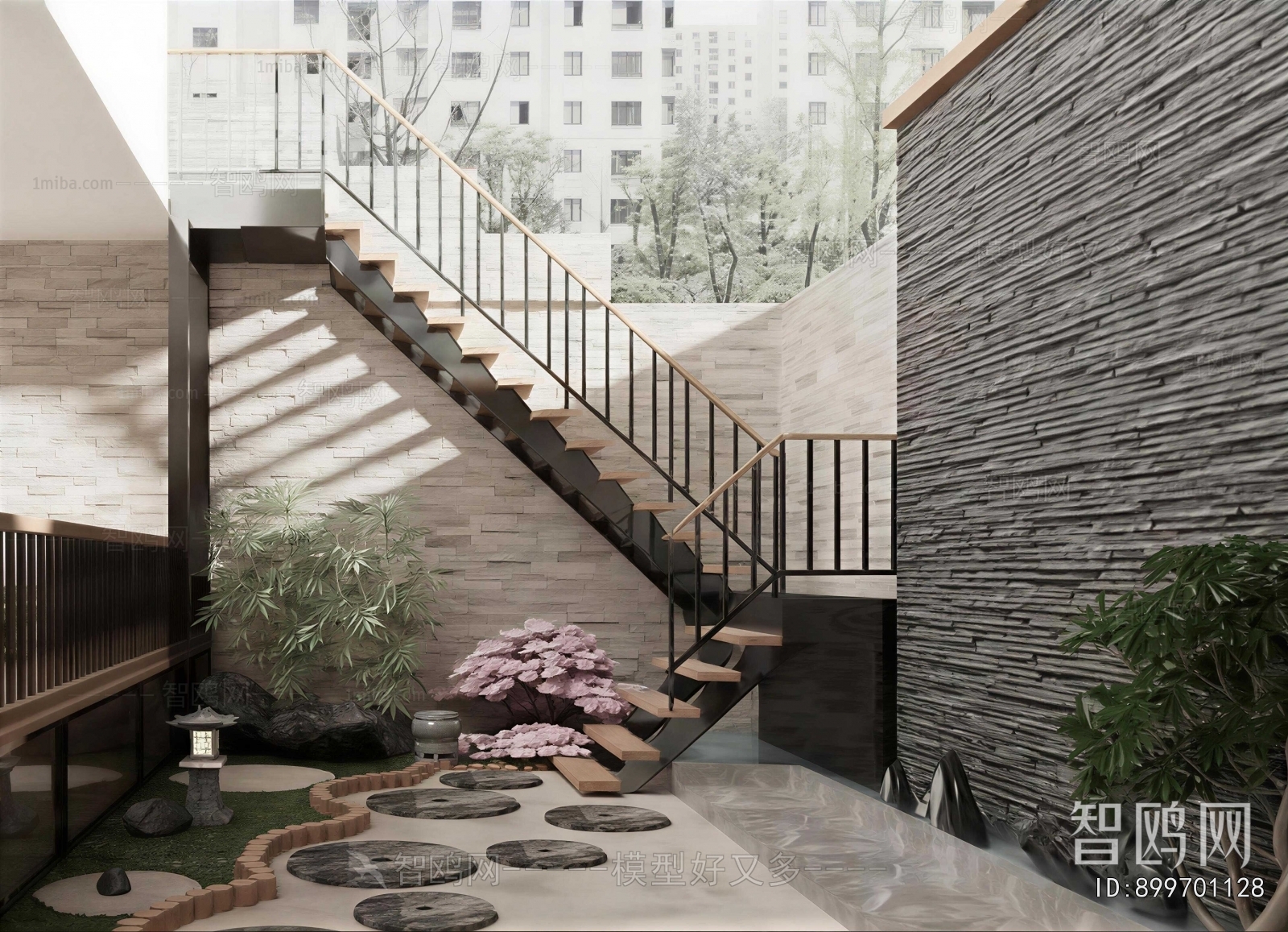 New Chinese Style Courtyard/landscape