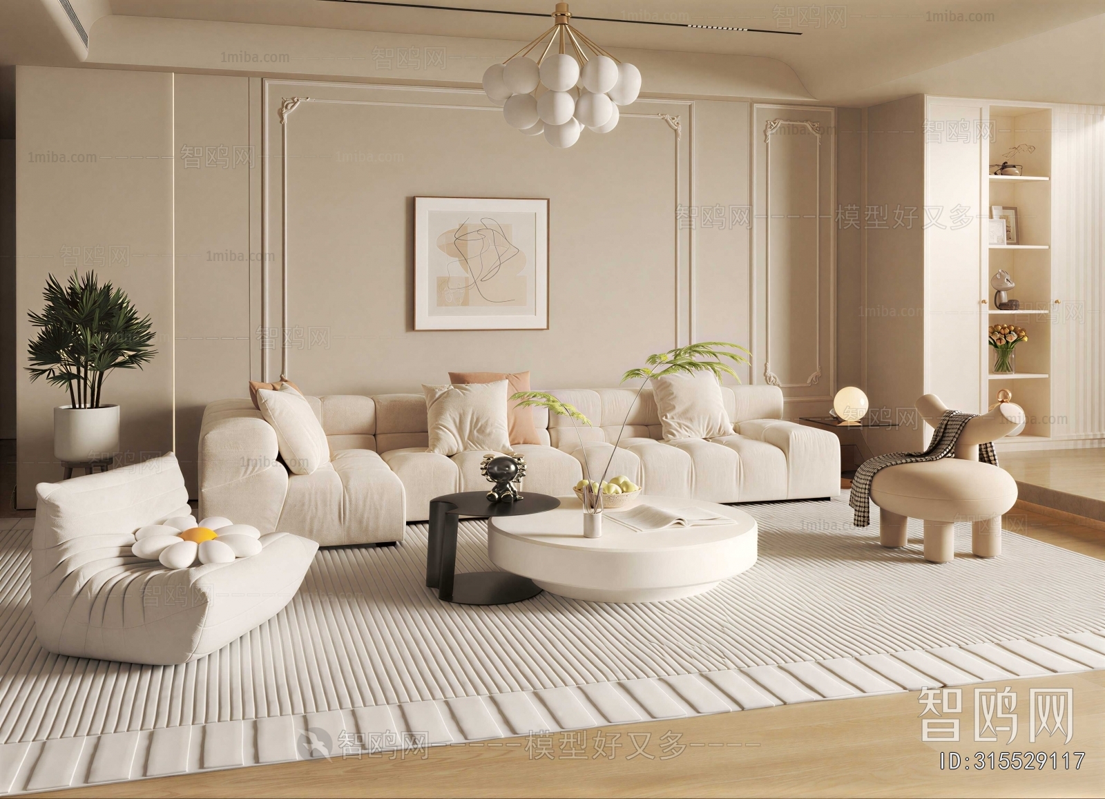 French Style A Living Room