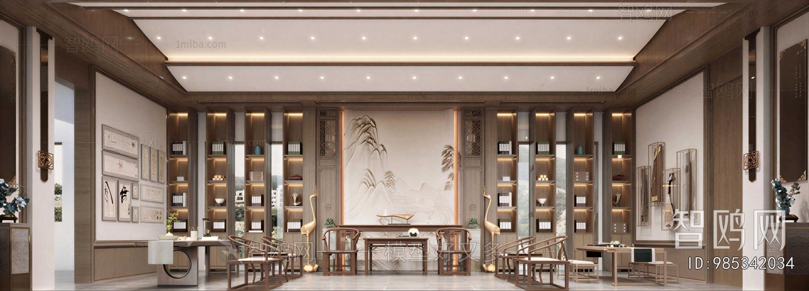 New Chinese Style Teahouse Tea House