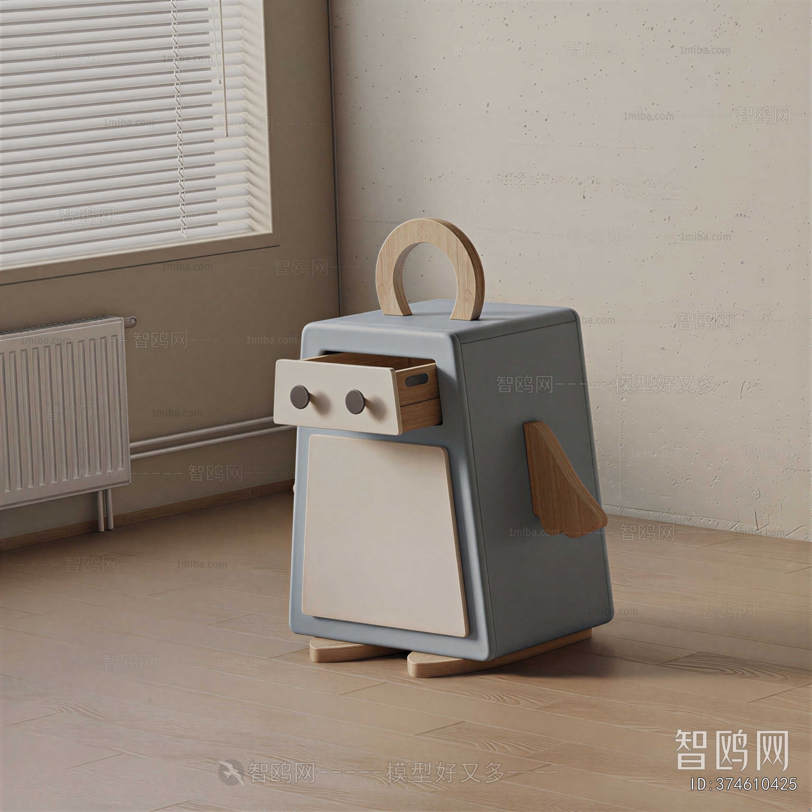 Modern Bedside Cupboard