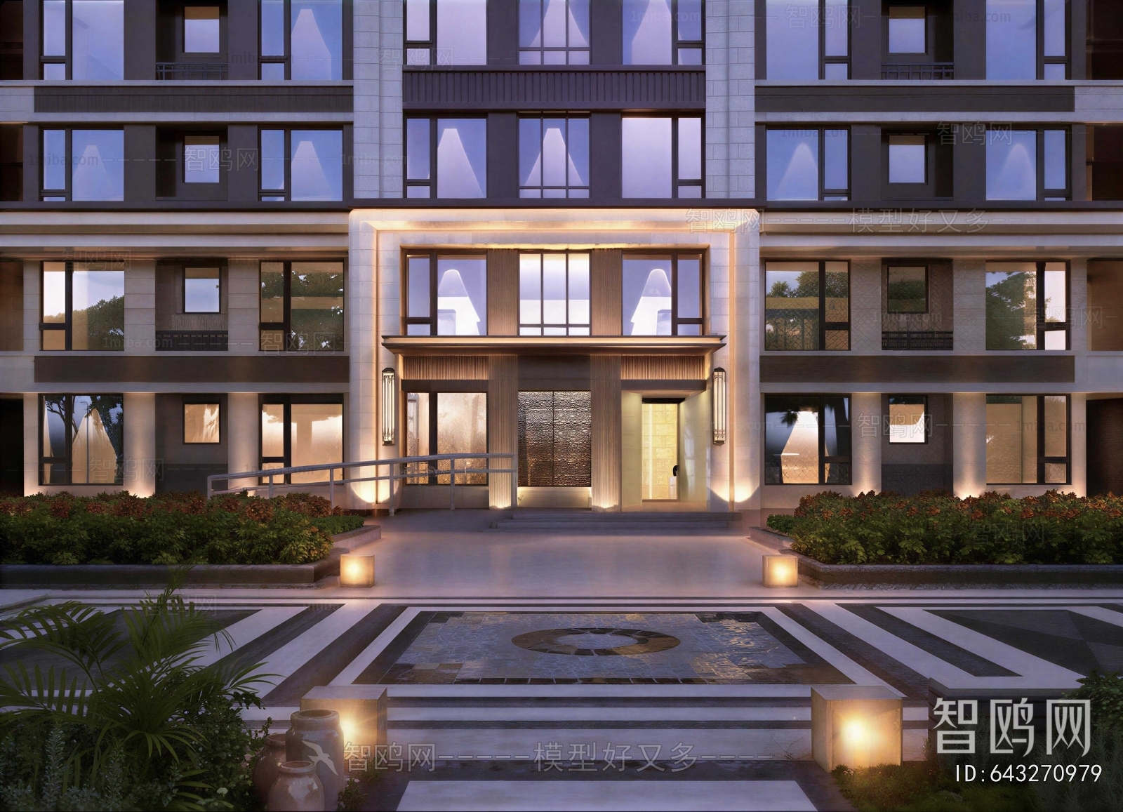 New Chinese Style Facade Element