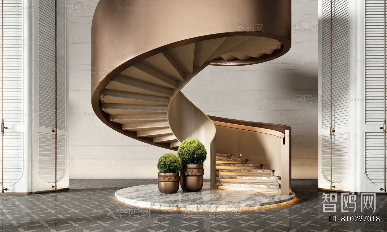 Modern Rotating Staircase