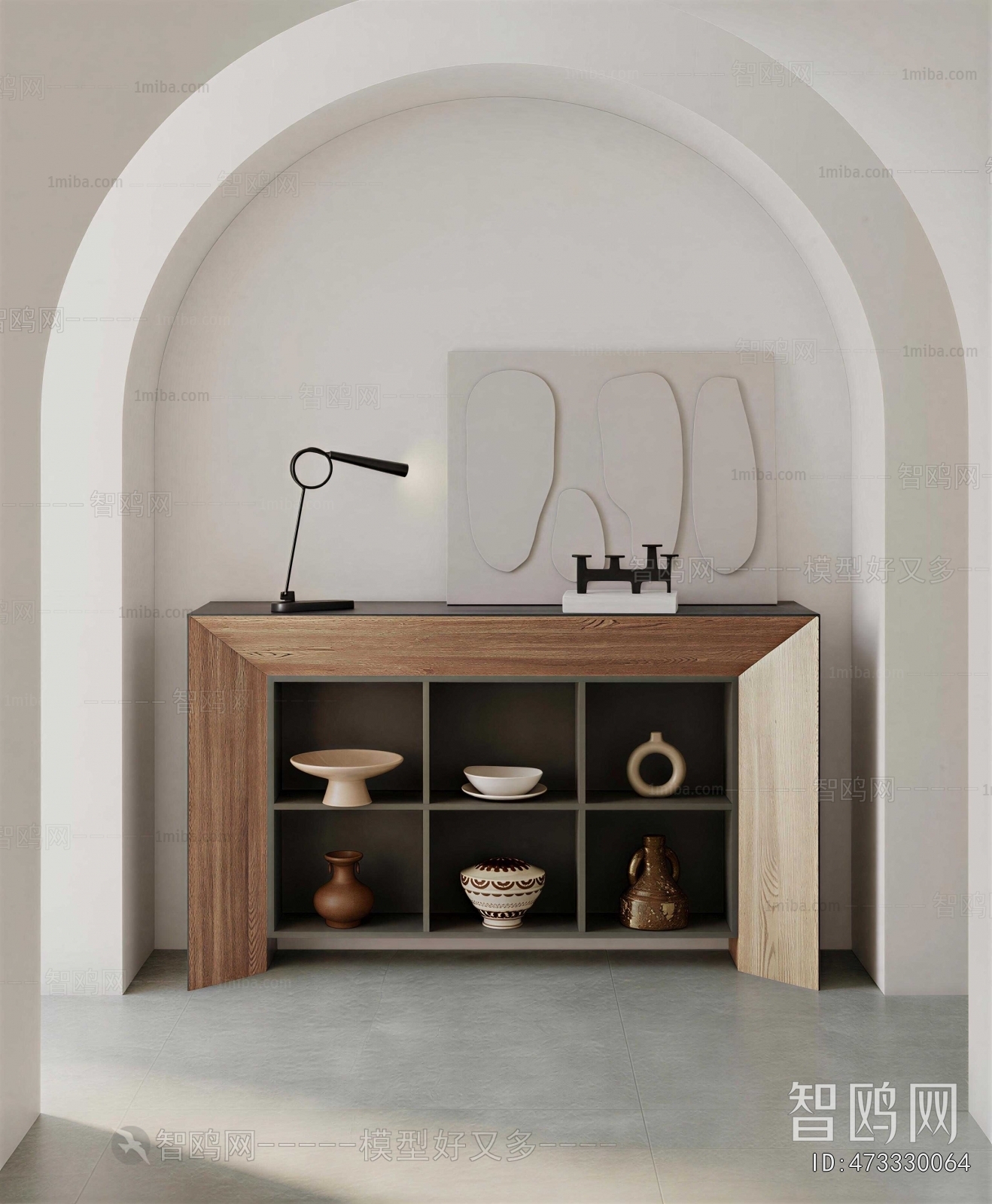 Wabi-sabi Style Entrance Cabinet