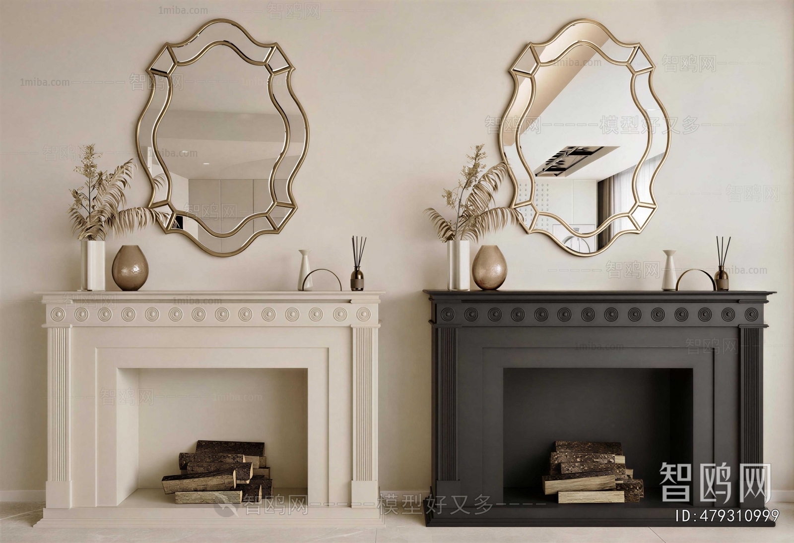 European Style Fireplace