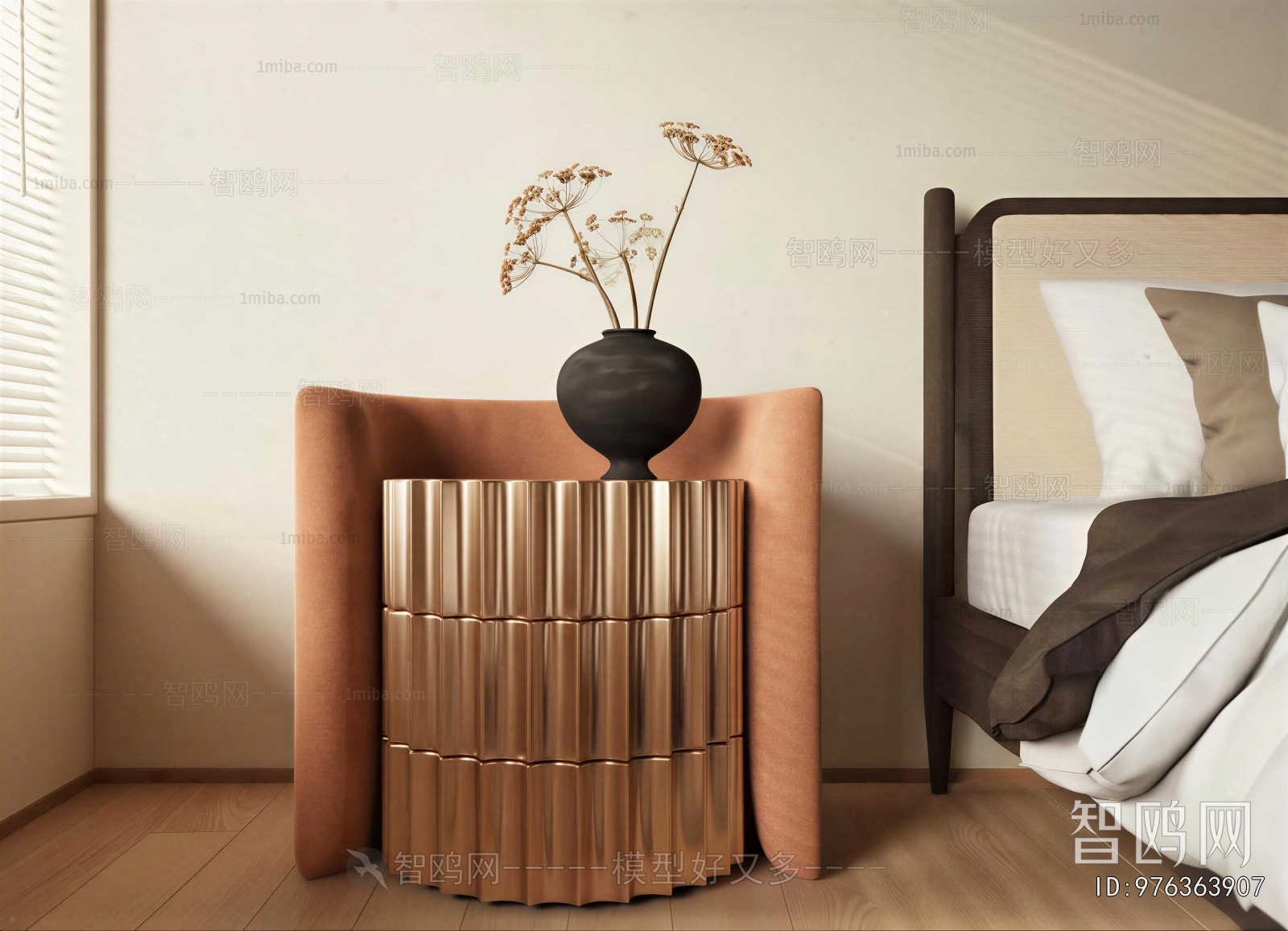Modern Bedside Cupboard