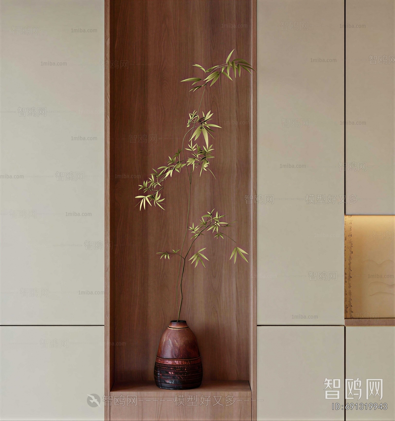 New Chinese Style Aquatic Green Plant