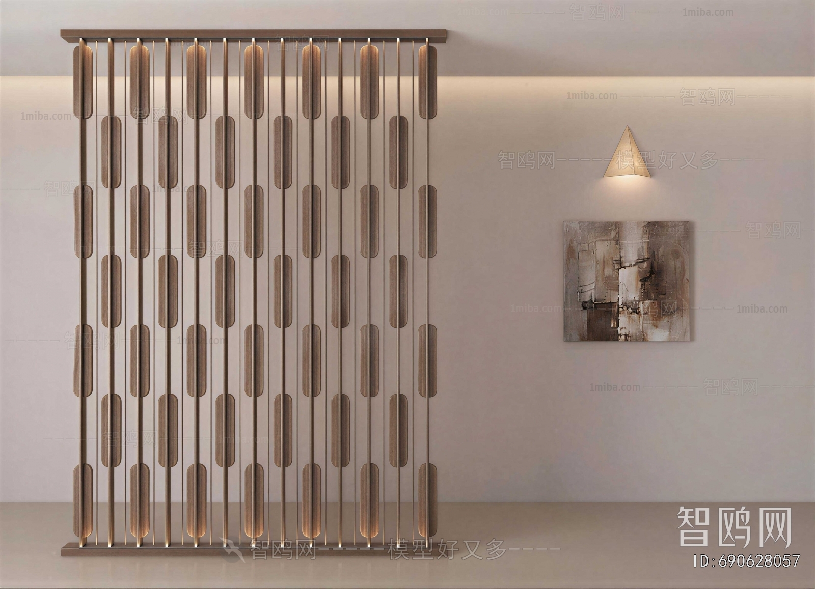 Wabi-sabi Style Partition