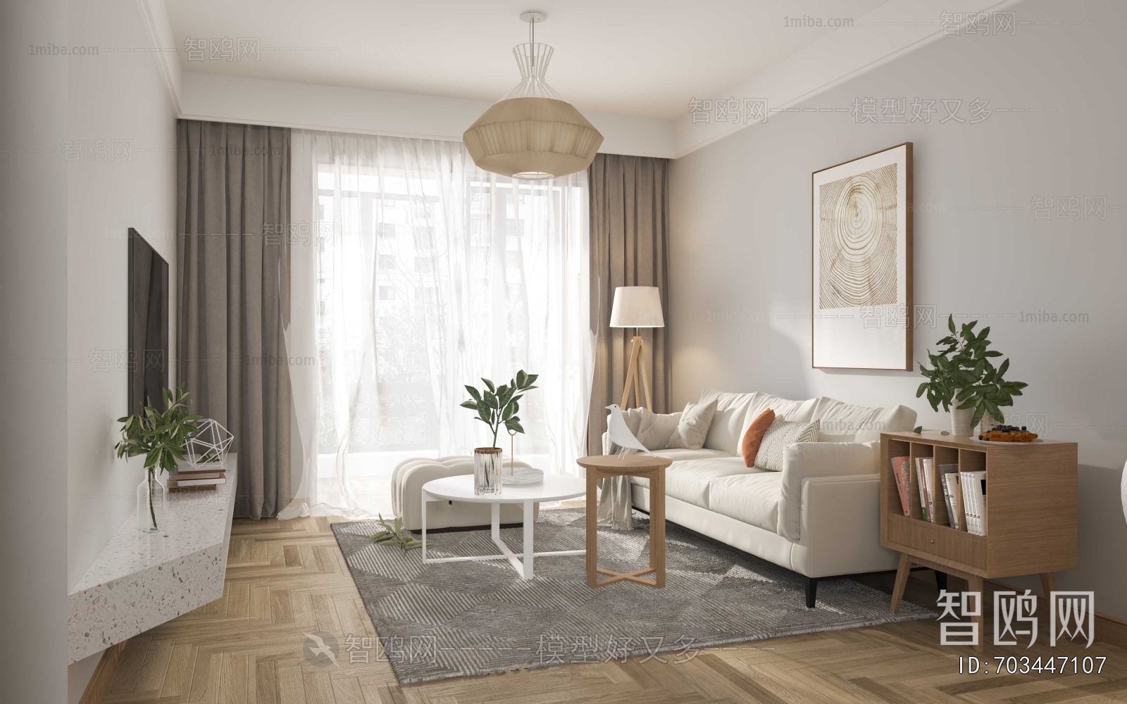 Nordic Style A Living Room