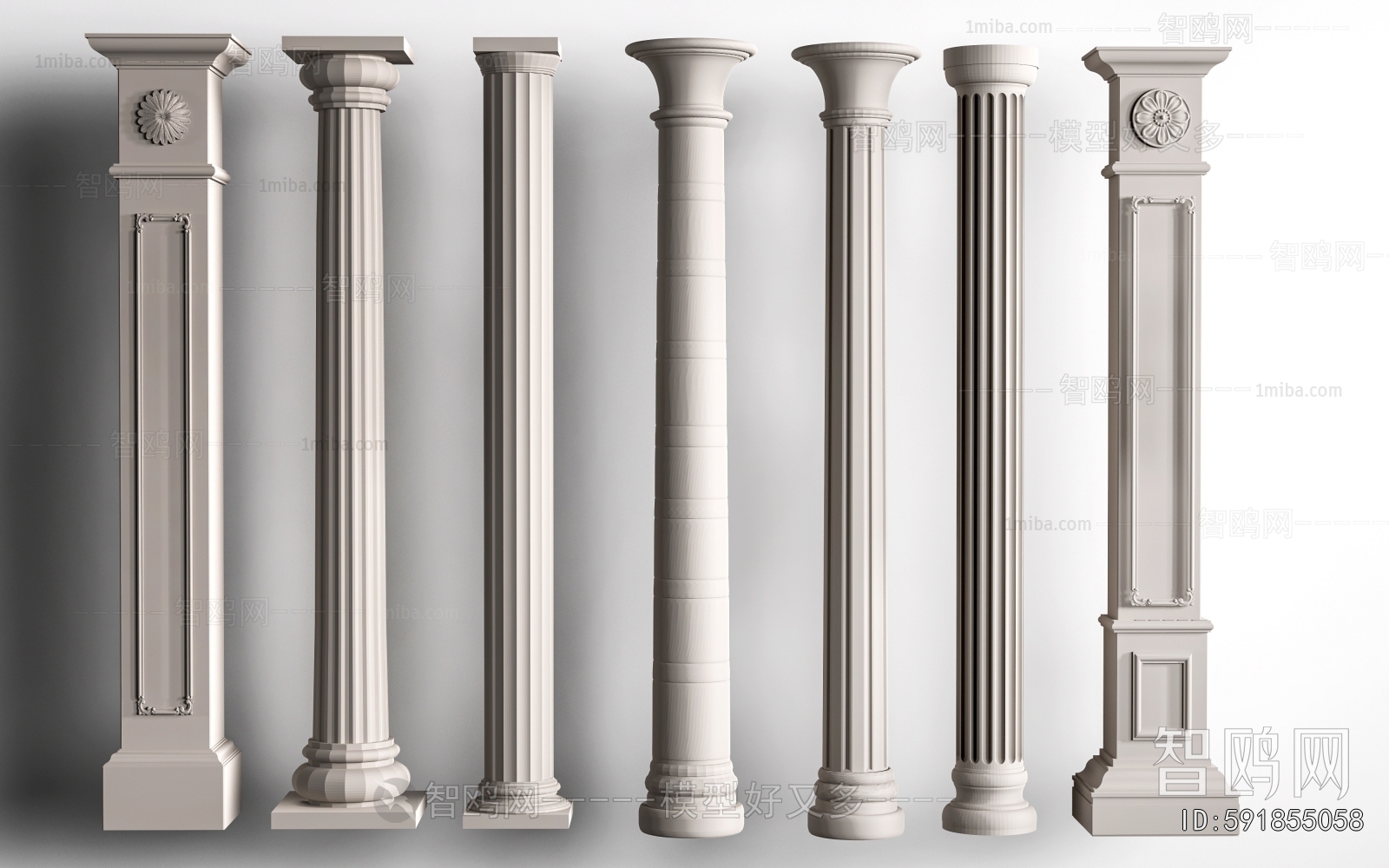 European Style Roman Pillar