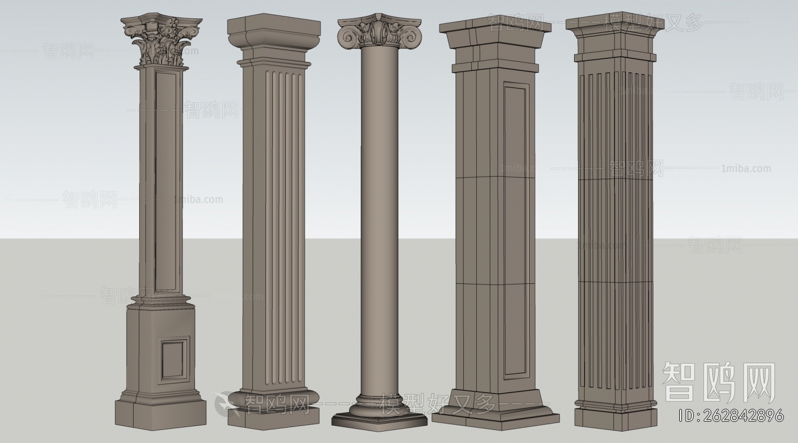 European Style Roman Pillar