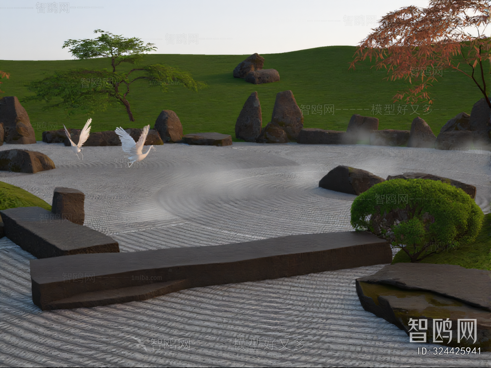 Modern Courtyard/landscape