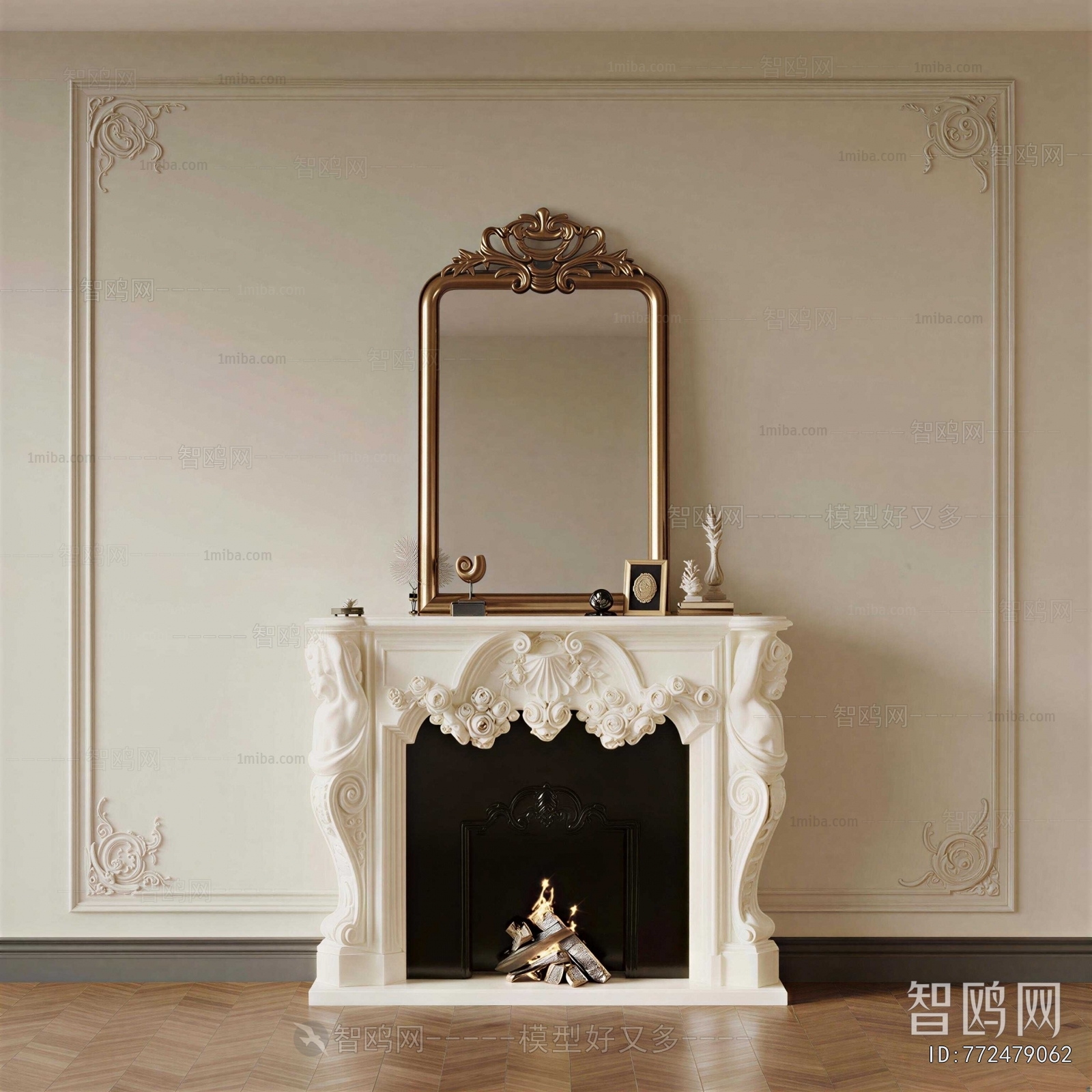 French Style Fireplace