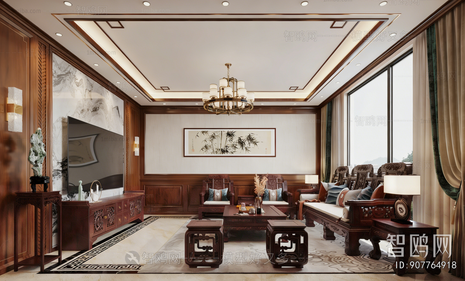 Chinese Style A Living Room