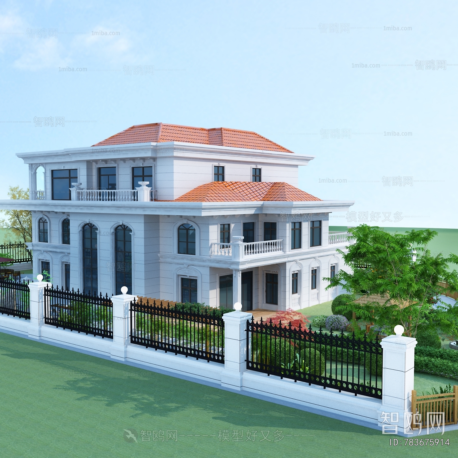 Simple European Style Detached Villa