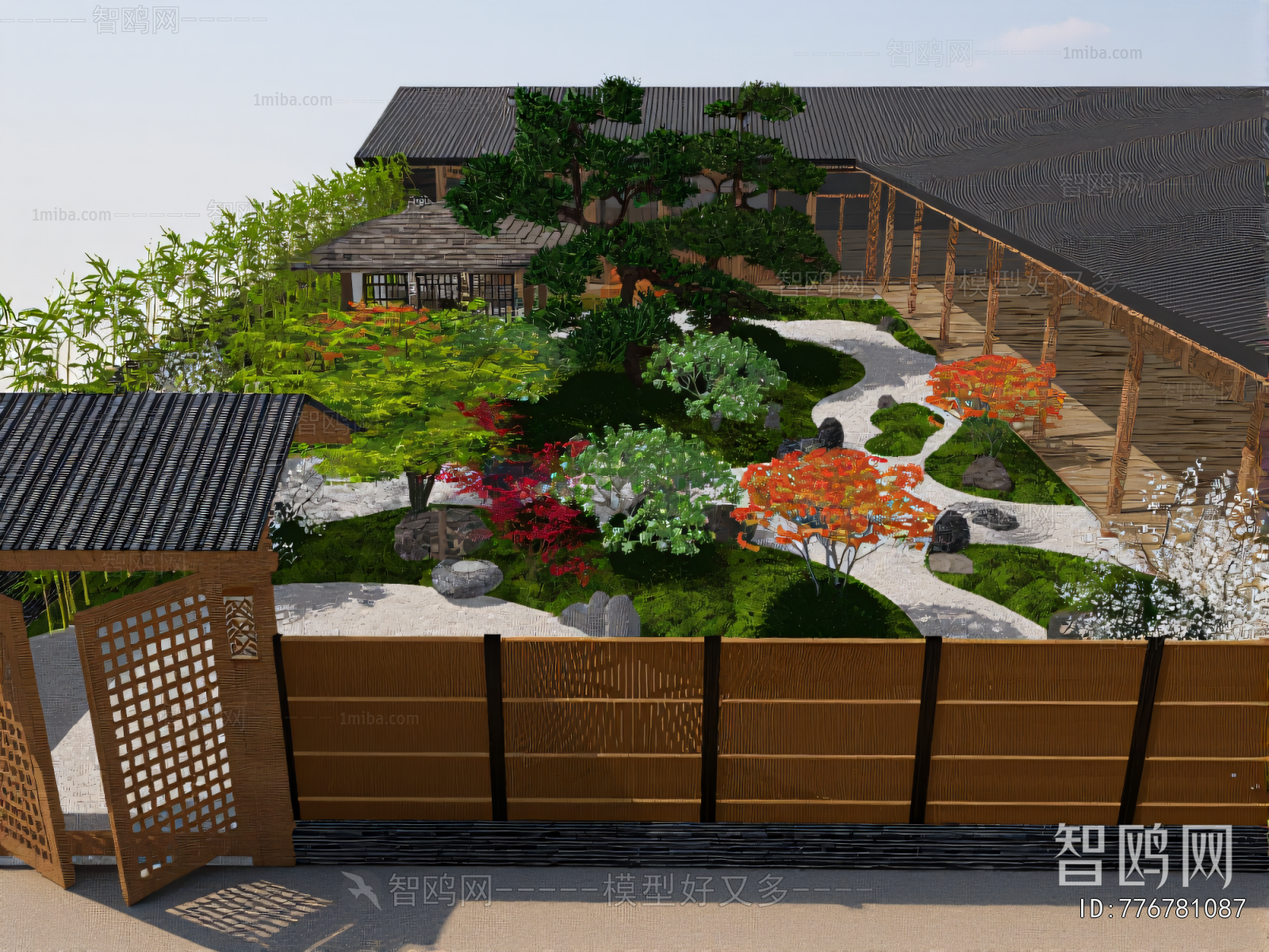 Japanese Style Courtyard/landscape