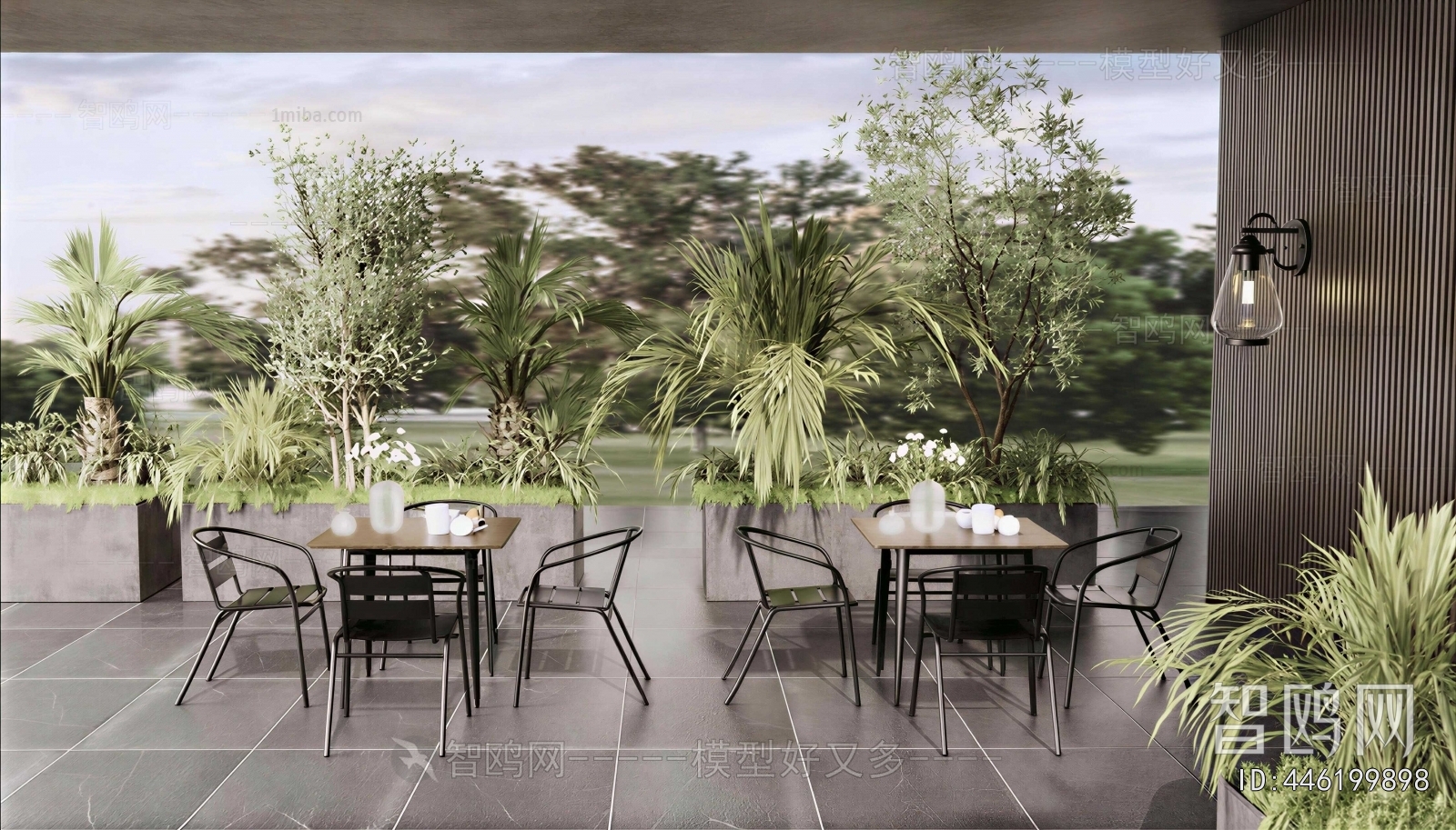 Modern Courtyard/landscape