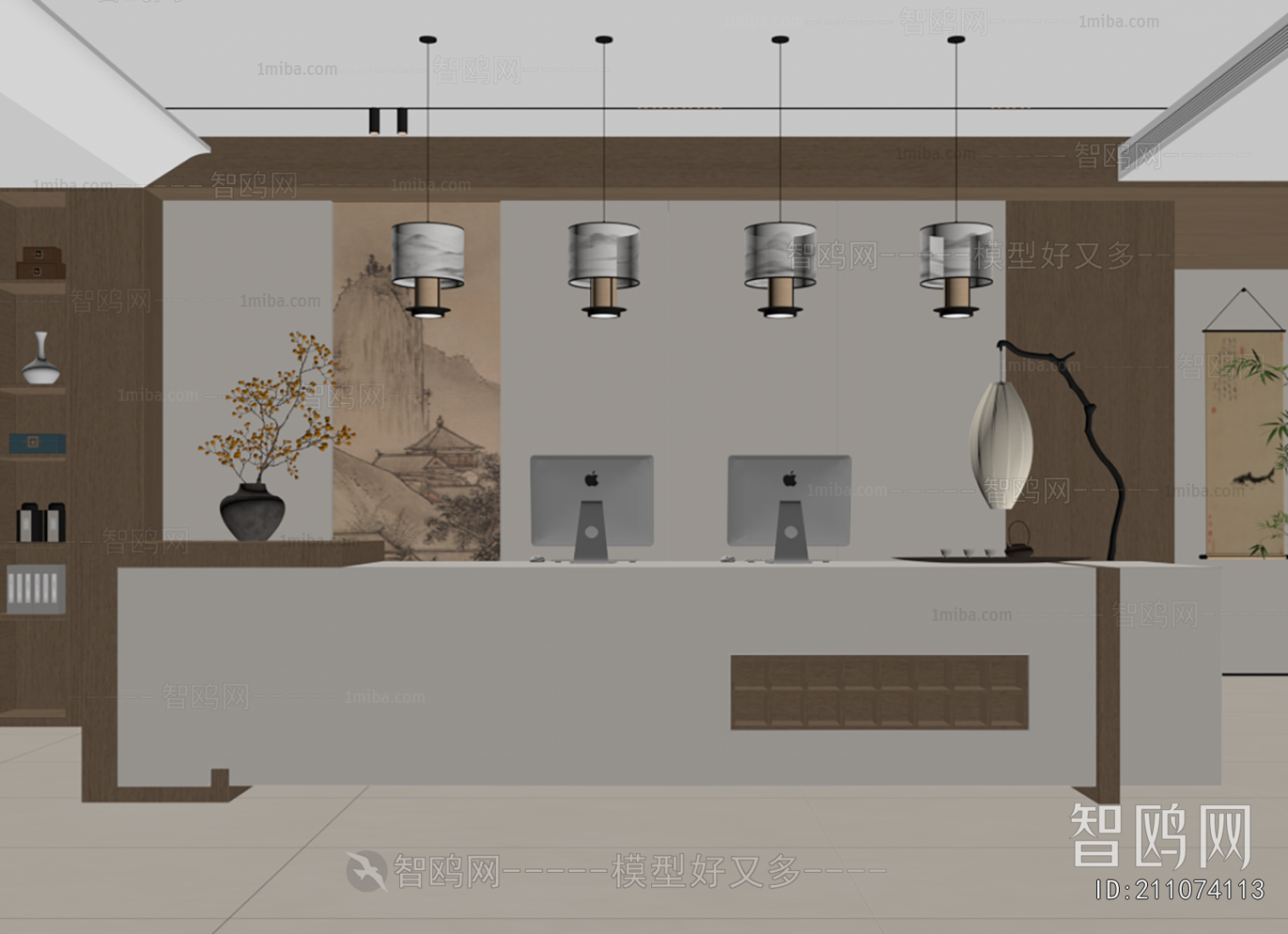 New Chinese Style Lobby Hall