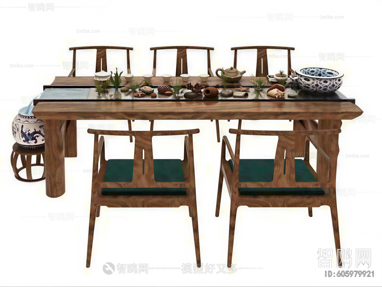 Chinese Style Dining Table And Chairs
