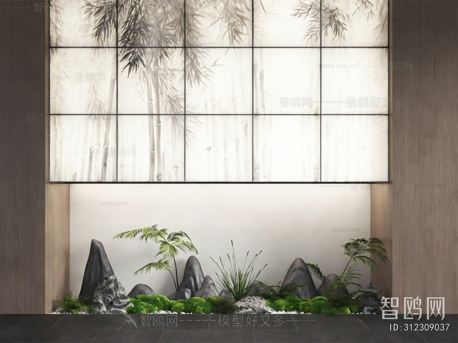 New Chinese Style Plant Landscaping