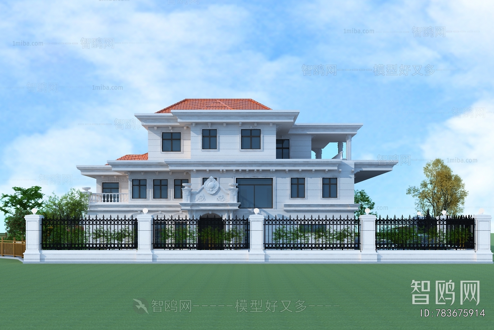 Simple European Style Detached Villa