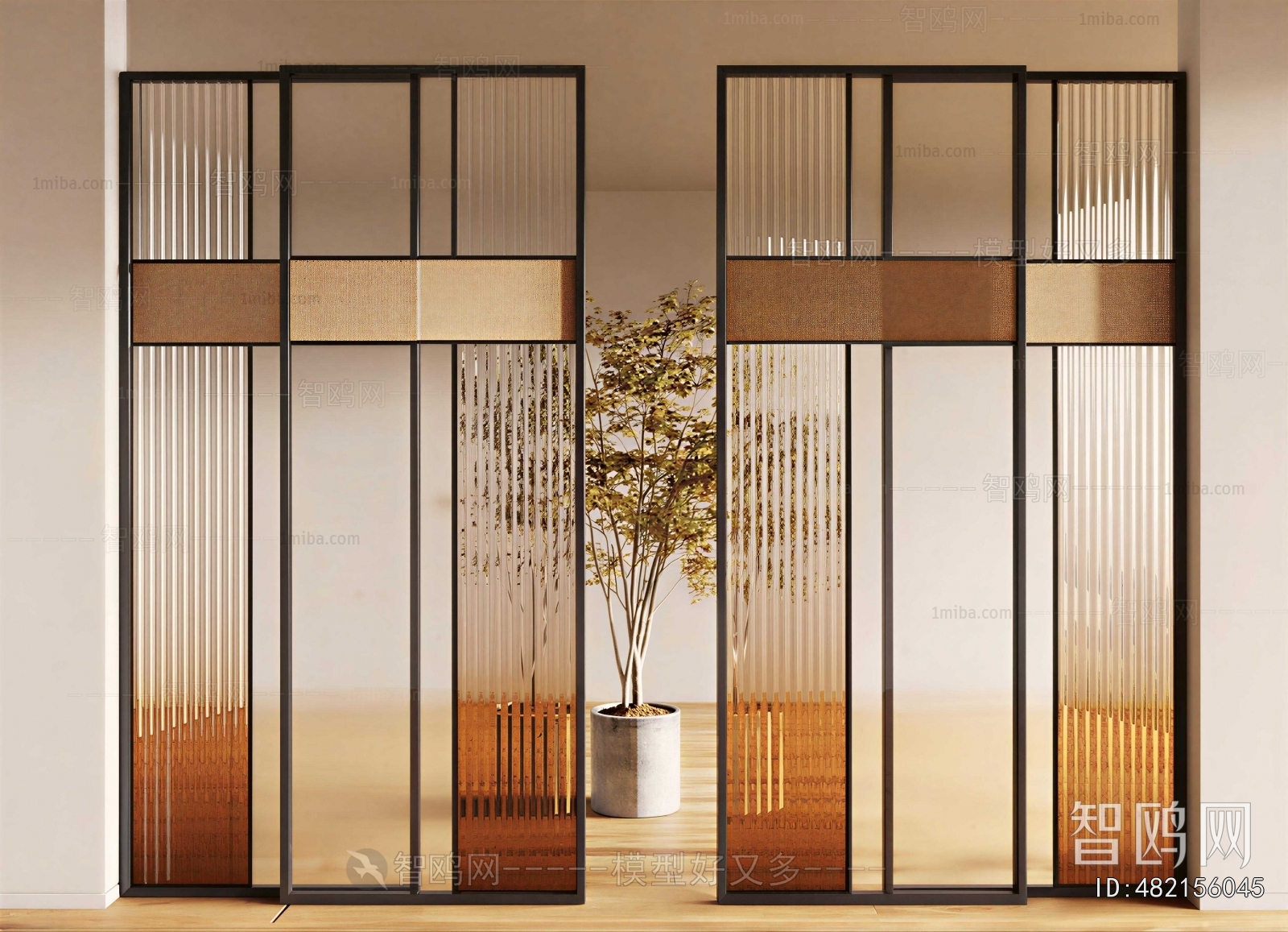 Modern Glass Screen Partition