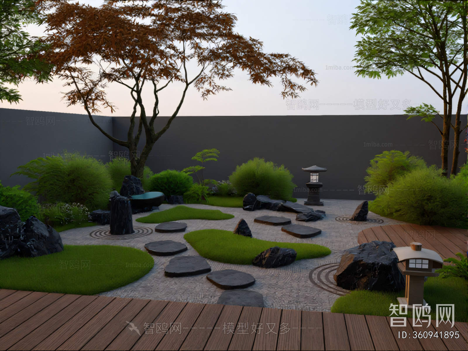 Japanese Style Courtyard/landscape