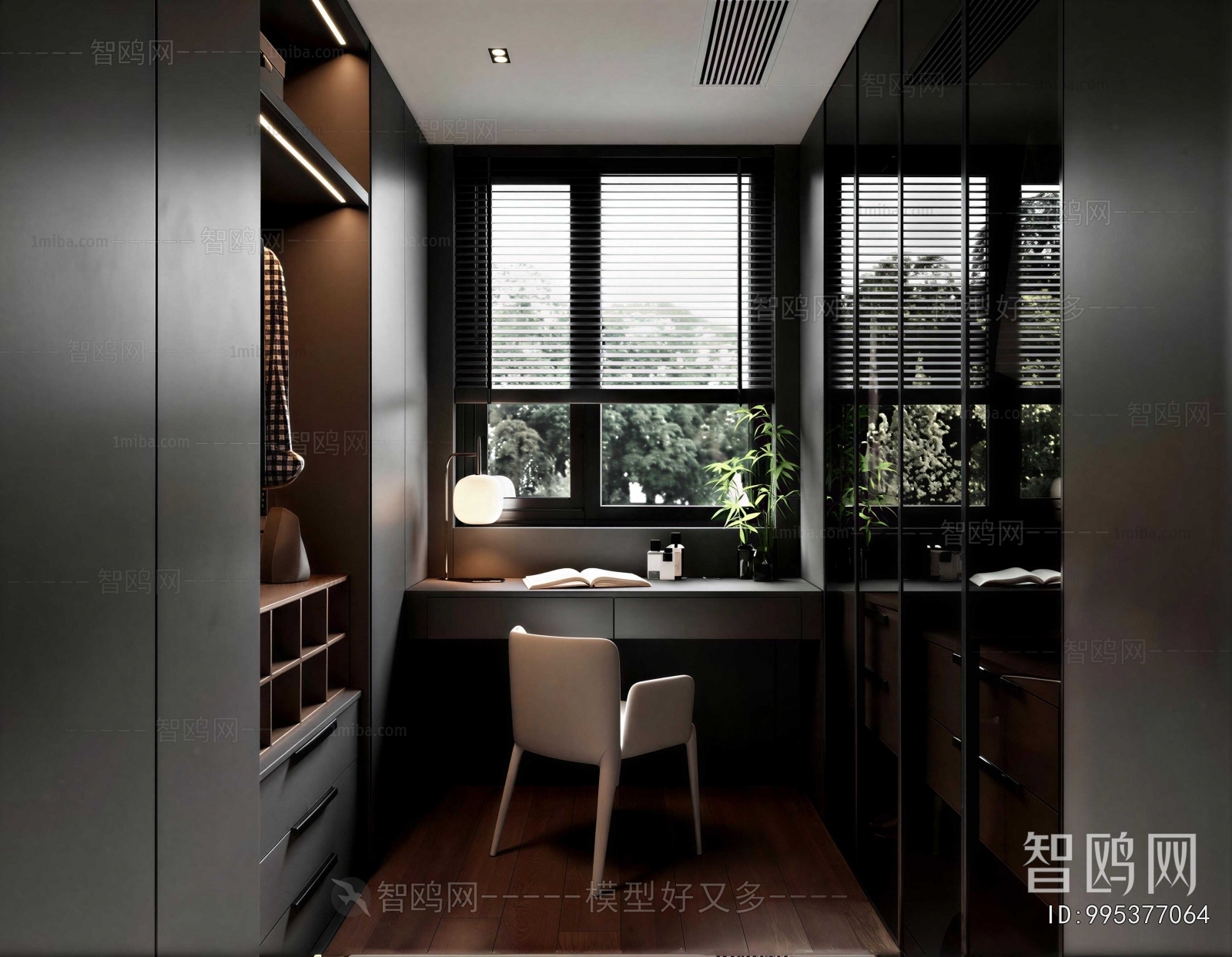 Modern Clothes Storage Area