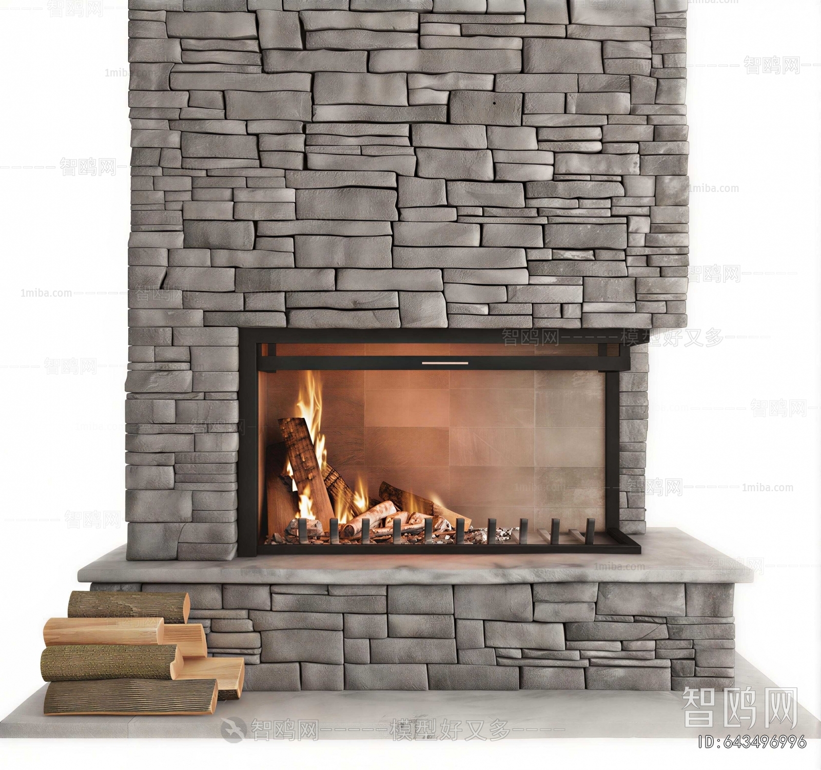 American Style Fireplace
