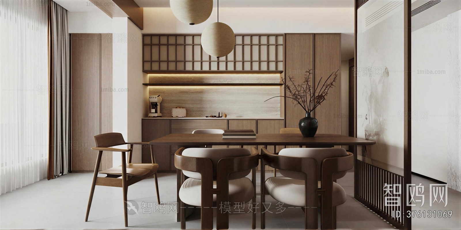 New Chinese Style Dining Room